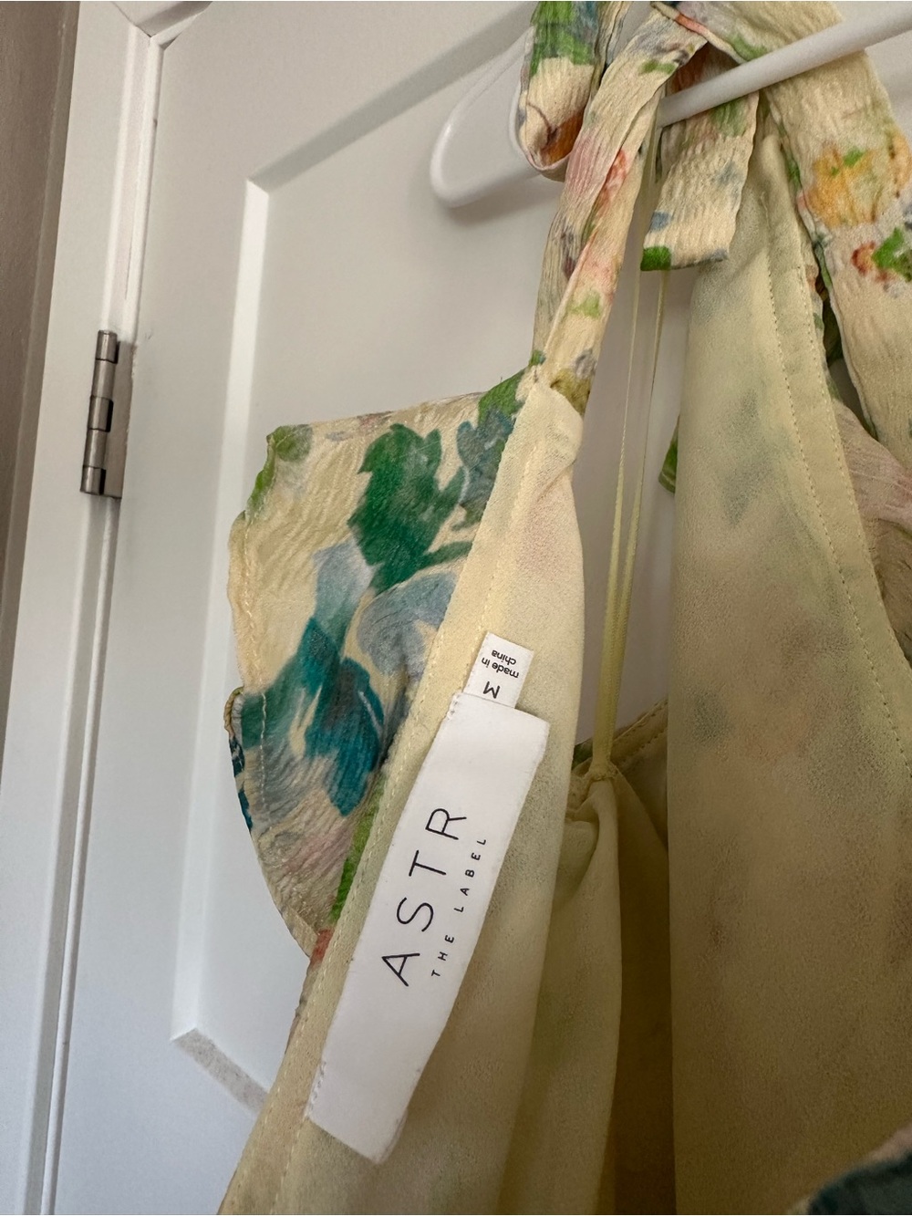 Astr Floral Tie-Shoulder Midi Dress - Picture 7 of 7